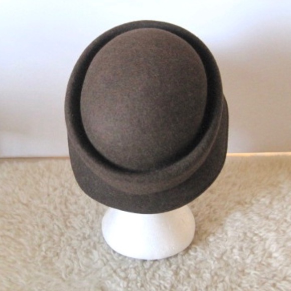 Ophelie Wool Felt Cloche Hat - Picture 3 of 7